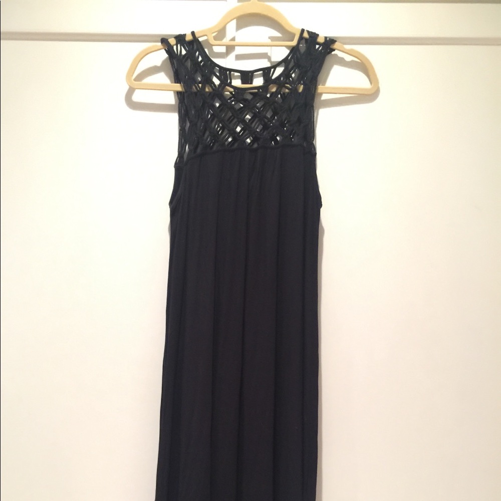 Anthropologie Maeve sleeveless black dress